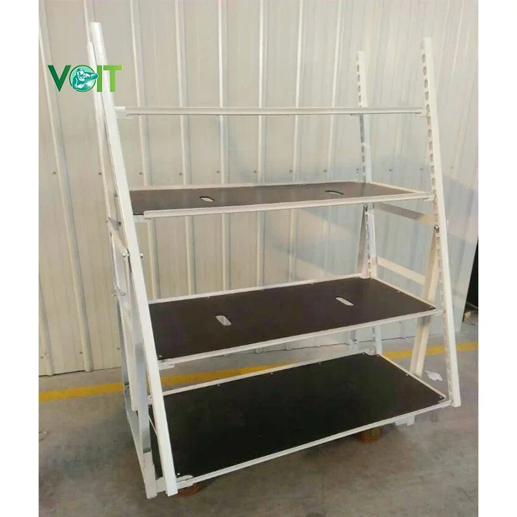 Elevate Floral Display Capabilities Professionally Designed Display Cart for Plant and Flowers