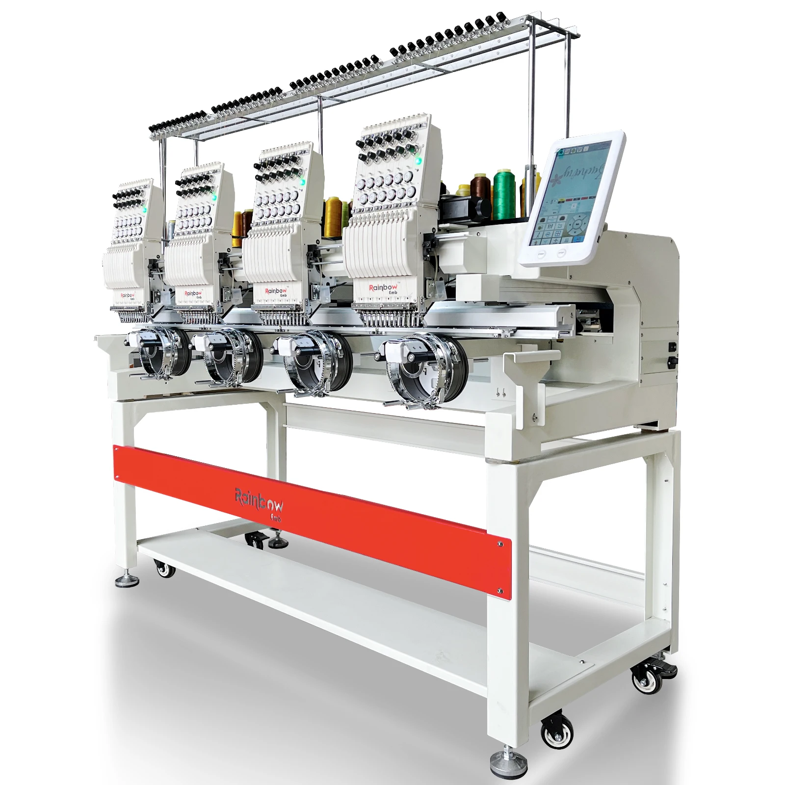 Professional 4 Heads 15 Needle Custom Logo Embroidery Machine for Baseball Cap