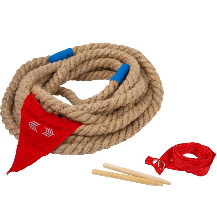 Custom Tug of War Gym Rope with Flag for Team Compettition