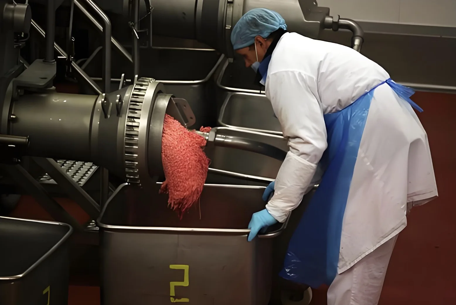 Factory Stuffing 100KG Meatball Stuffing Machine Giant Chorizo Sausage Mix 100L Mince ...