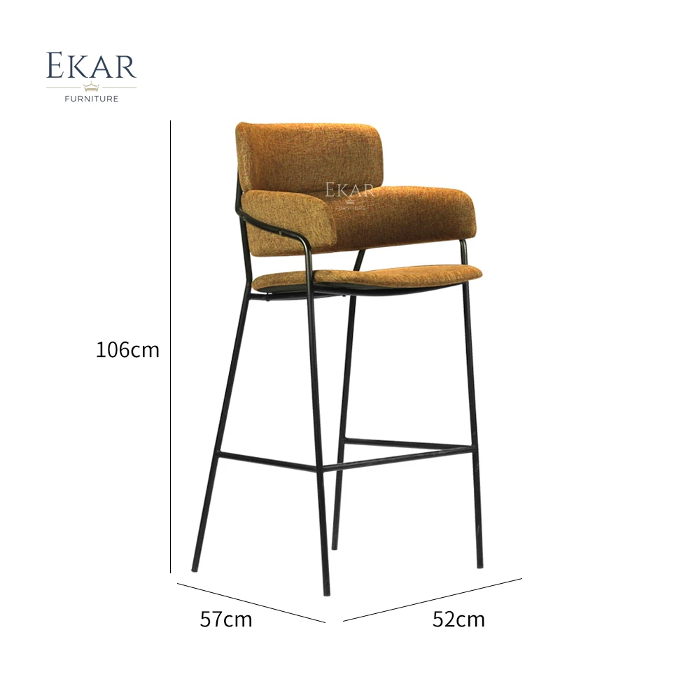 Home Furniture Modern Bar stool Chairs Metal High Bar Stool Chair Bar Room Restaurant Furniture supplier