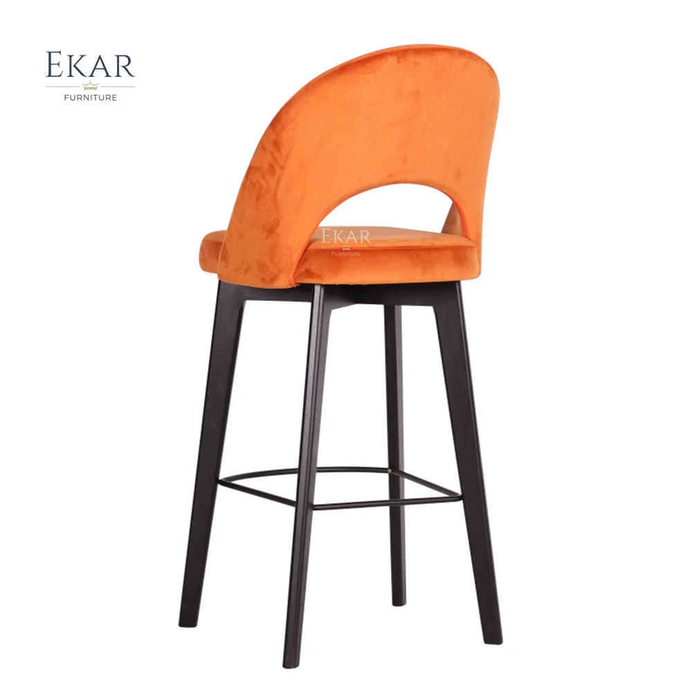 Sales Wholesales Modern Style Home Bar Restaurant Furniture Fabric Bar Chair manufacture