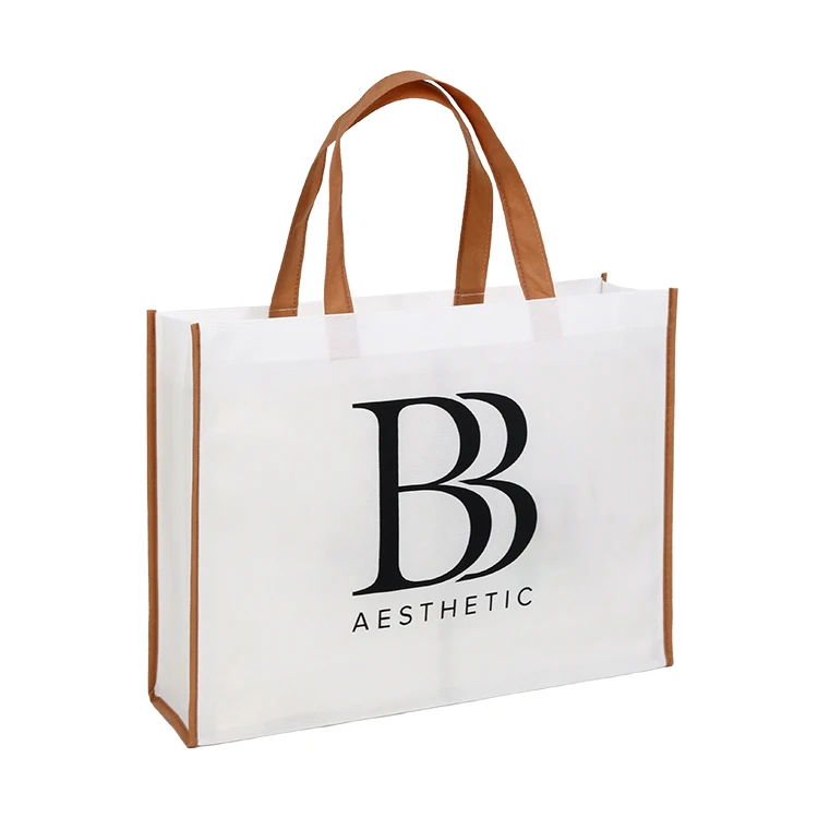Wholesale Price Custom Printed Recycle Reusable PP Laminated Non Woven Tote Shopping Bags