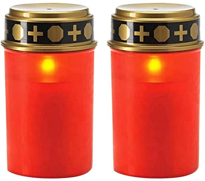 Новый дизайн энергосберегающие светодиодные свечи на солнечной батарее водонепроницаемый светильник для кладбища уличная садовая религиозная декорация