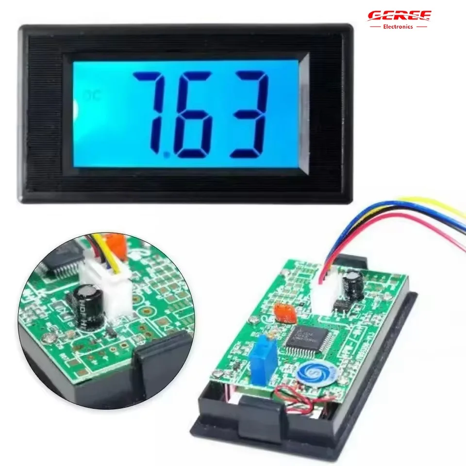 YB5135DB DC Digitale Voltmeter LCD Display Voltage Meter AC100-240V