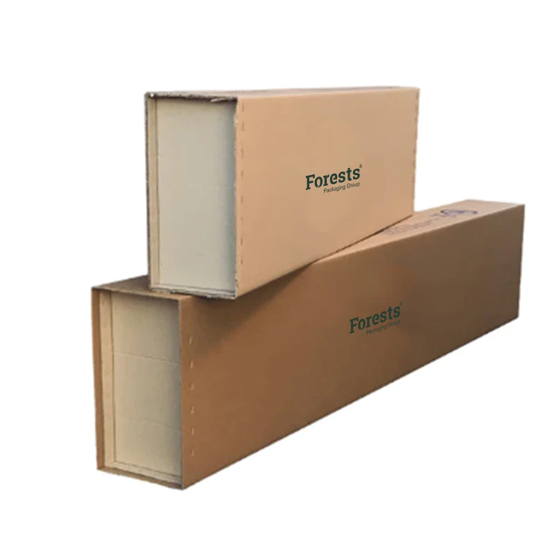 Custom Colorful Plain Kraft Long Size Corrugated Carton Surfboard Packing Cardboard Boxes for Packaging