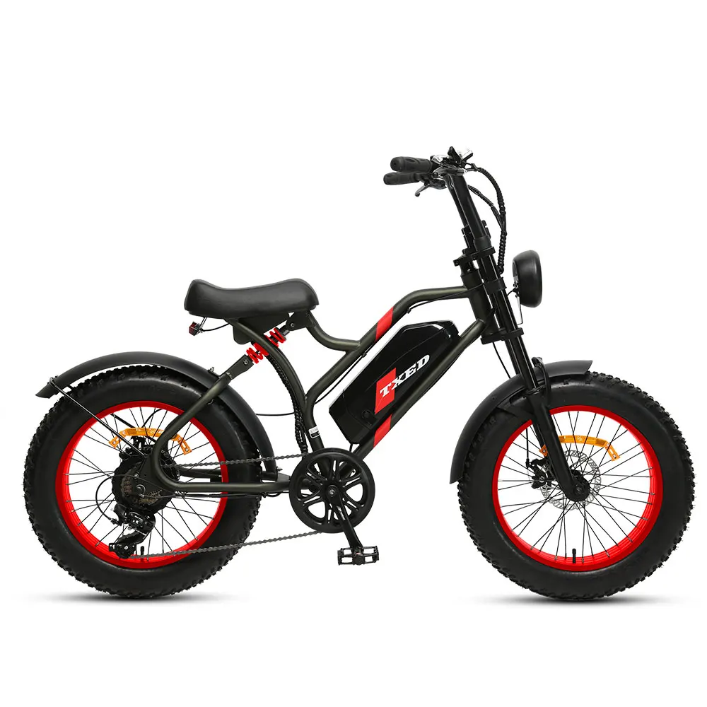 Txed Electric Fat Tire Cruiser Chopper Beach Bicycle Bike - Buy Chopper ...