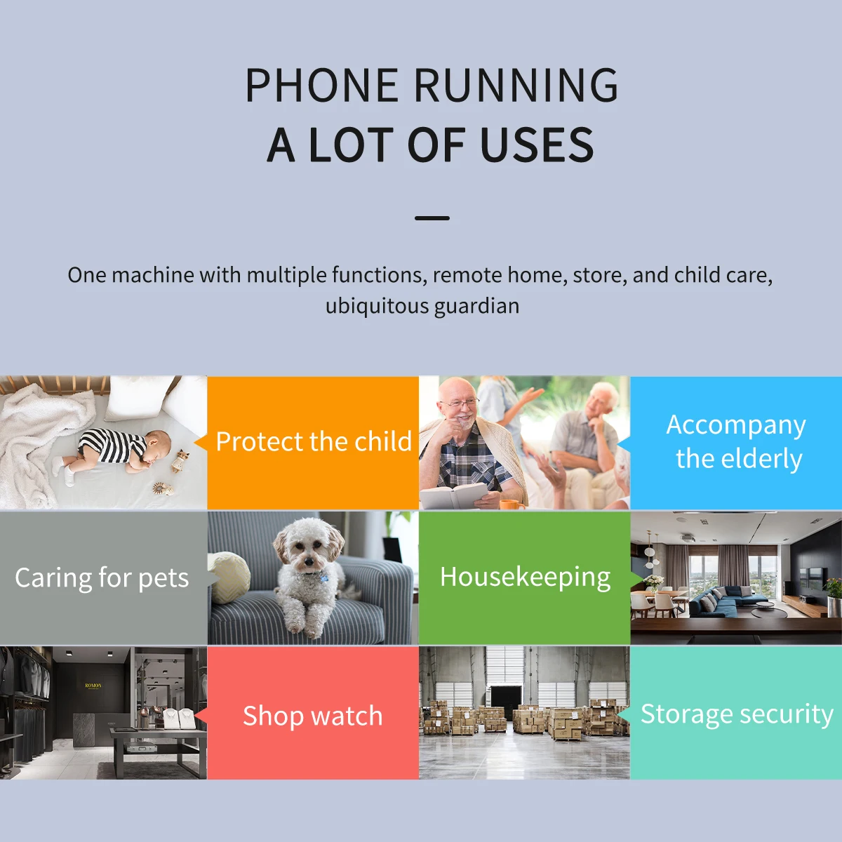 1080P HD Night Vision Camera, Indoor Outdoor Waterproof Wifi Home Security Mobile Phone Remote Monitoring Camera