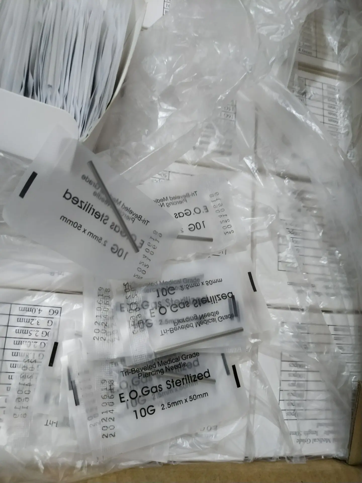 Factory Customize Individual Package Sterile Body Piercing Needles For