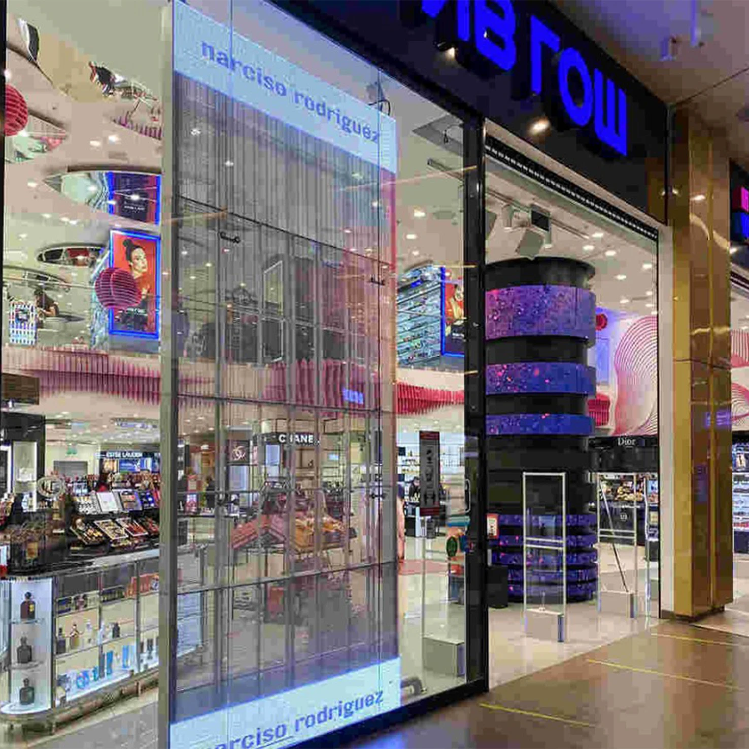 Pushunled High Transmittance Holographic Transparent LED Screen 5mm Pixel Video Media Art Exhibition Novastar SDK Compatibility| Alibaba.com