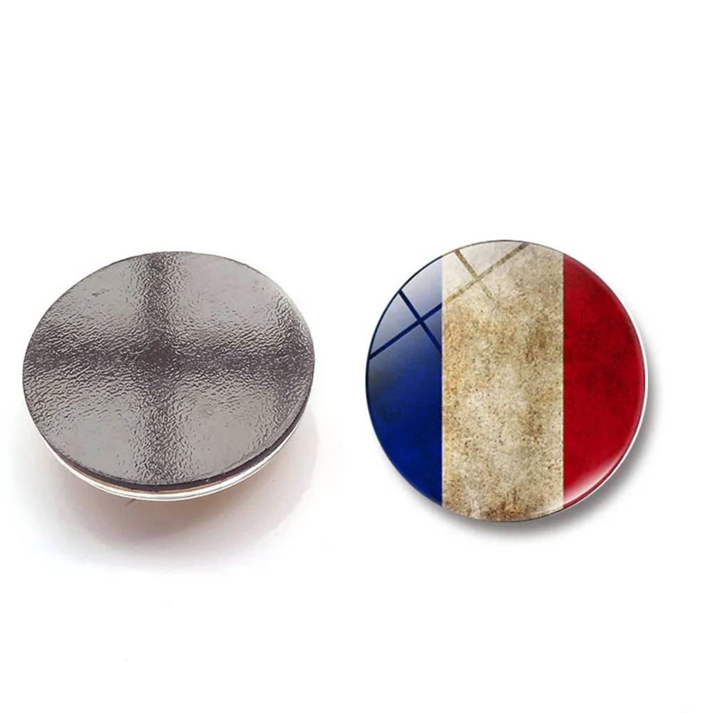 2026 Football World National Flags Souvenir Round Fridge Magnet Minimalist Home Decor Magnetic Fridge Magnet
