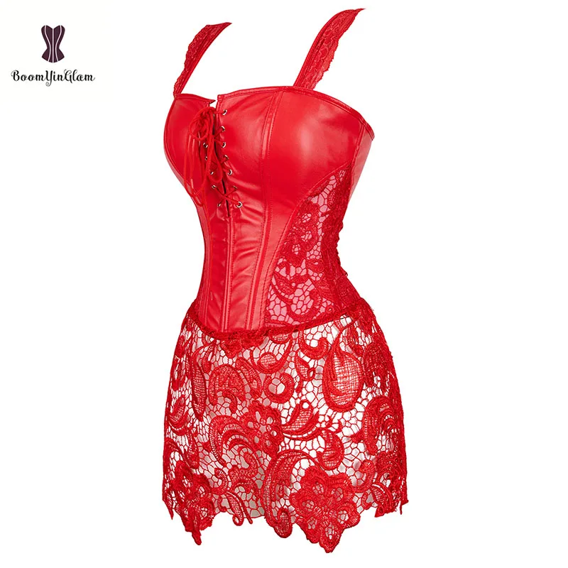 Plus Size Xs To Xxxxxxl Strap Club Lingerie Corset Bustier Top Women