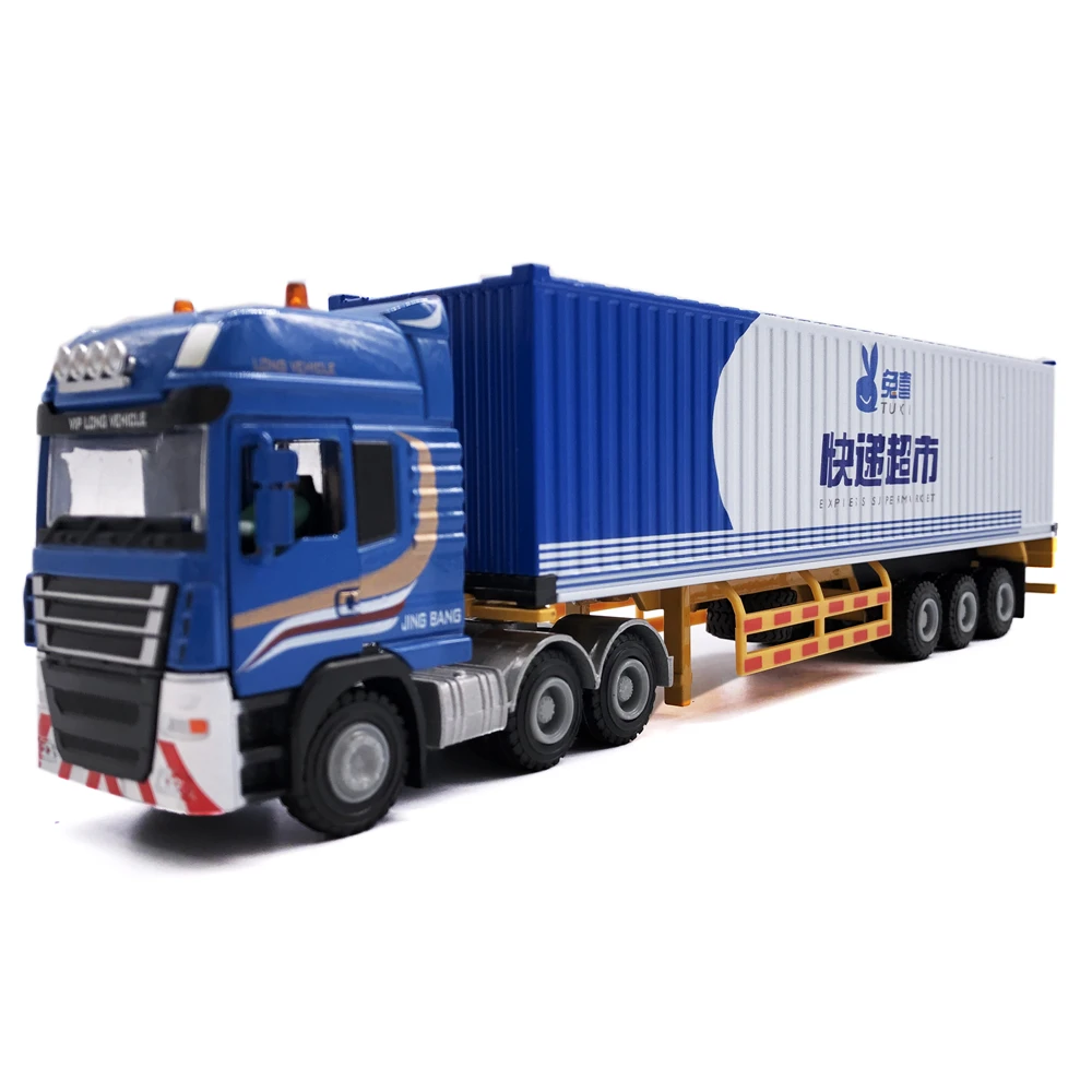 28cm Averitt Express Custom Truck model 1:50  Custom Container truck model O.A.S ship model