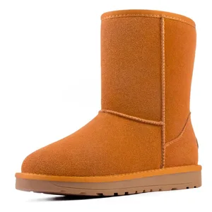 Fashion Comfortable Ladies Thick Bottom Shoes Non Slip Large Cotton Padded Warm Breathable Snow Boots