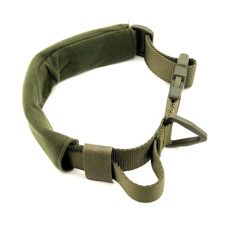 red tactical dog collar