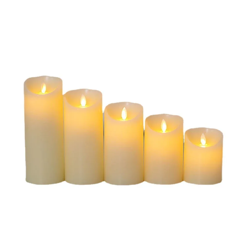 LED Electronic Candle Light Simulation Paraffin Wax Rocking Fake Led Glowing Candle for bar Wedding Party Christmas Halloween