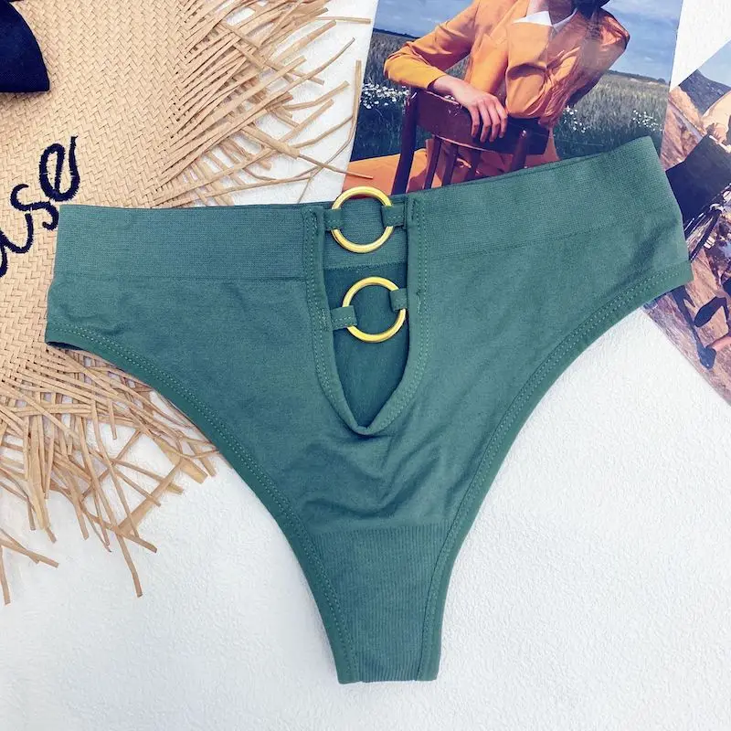 2 Ring Deco One Size Fits All Women Plus Size Sexy Mommy Hollow Out Thongs