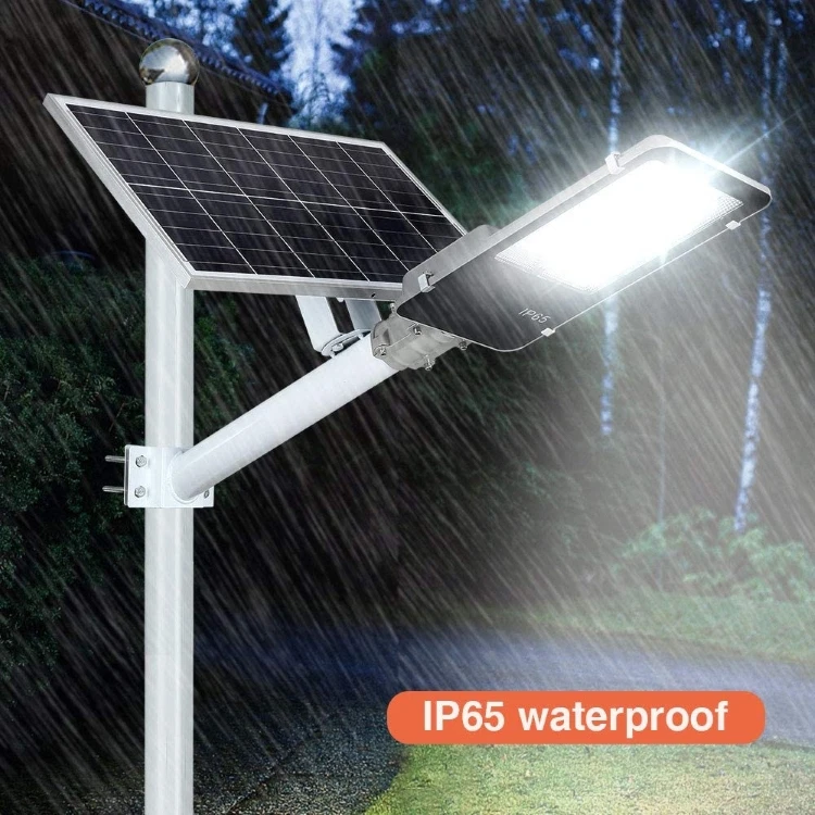 High Power 200W Solar Panel Outdoor Lights 50W 100W Road Lamp 30W Streetlight 300W Street Solar Light