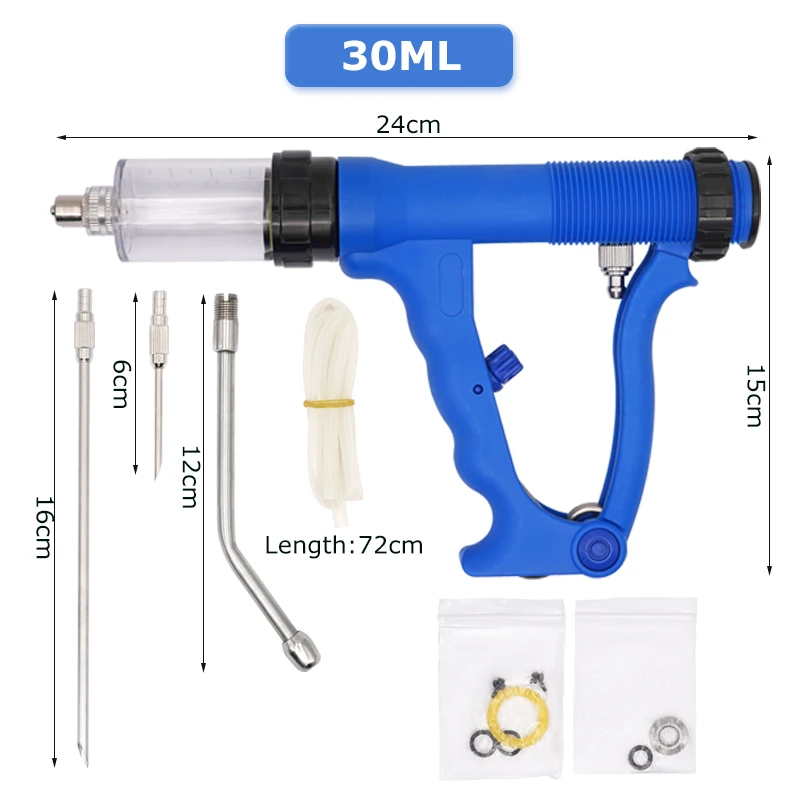 10ml 20ml 30ml 50ml Veterinary Continuous Drenching Gun Cattle Sheep ...