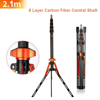 TRIOPO Carbon Fiber Bracket Camera Tripod Portable Light Stand for Camera Professional Lightweight Compact Tripod for Travel detail image