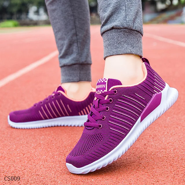 Новая модель кроссовок, повседневная спортивная обувь для бега, летающая вязаная обувь, женская спортивная обувь для бега