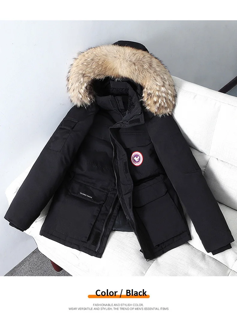 High Quality Low Price Big Fur Collar Original Canada Style Men′ S Plus  Size Goose Down Jacket Outdoor Winter Jackets - China Canada Goose Jacket  and LV price