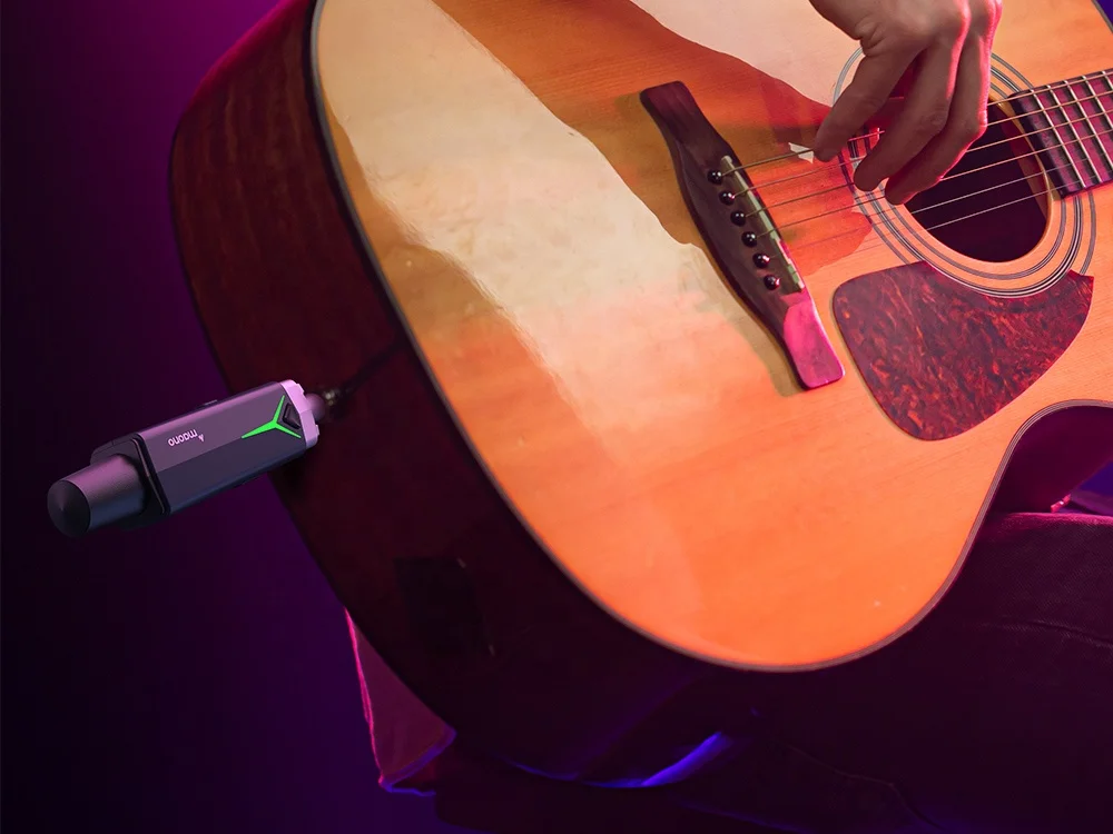 Maono Wireless 5.8g Hz Microphone Wireless Xlr Speaker Audio Transmitter For Music Instrument