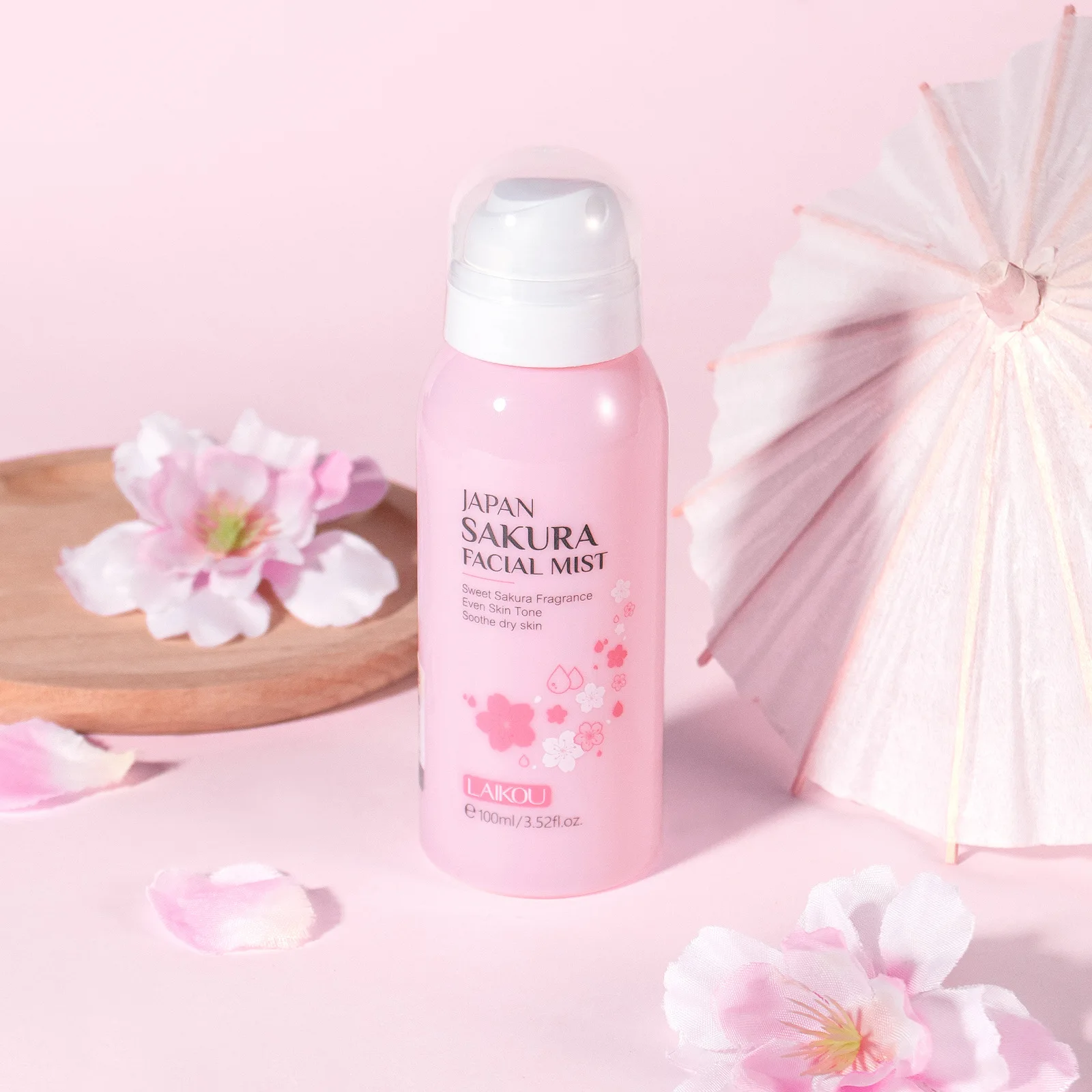 LAIKOU Sakura Facial Mist Toner Spray 100ml - Hydrating