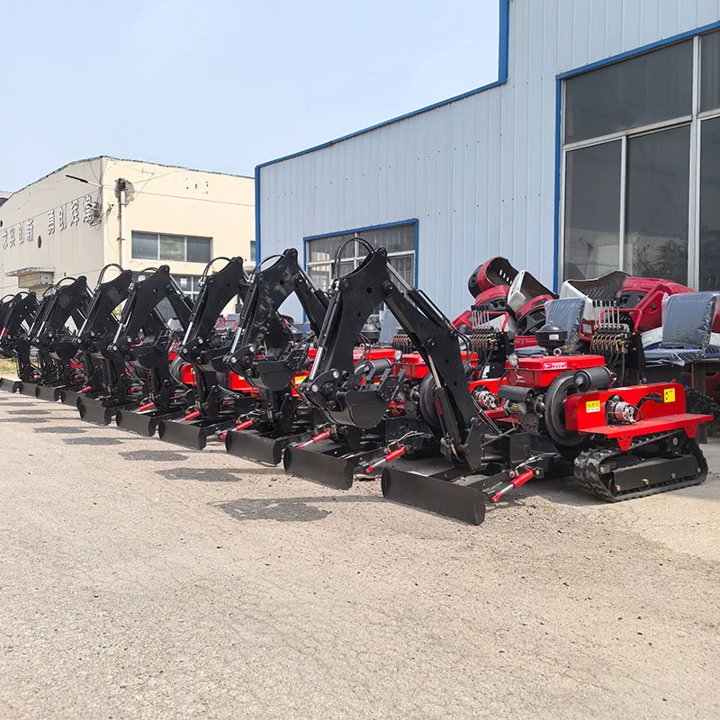 Multifunction Agricultural Dryland 25hp 35hp Mini Crawler Tractor for Farmland Ditching Plowing Fertilizing Cultivators