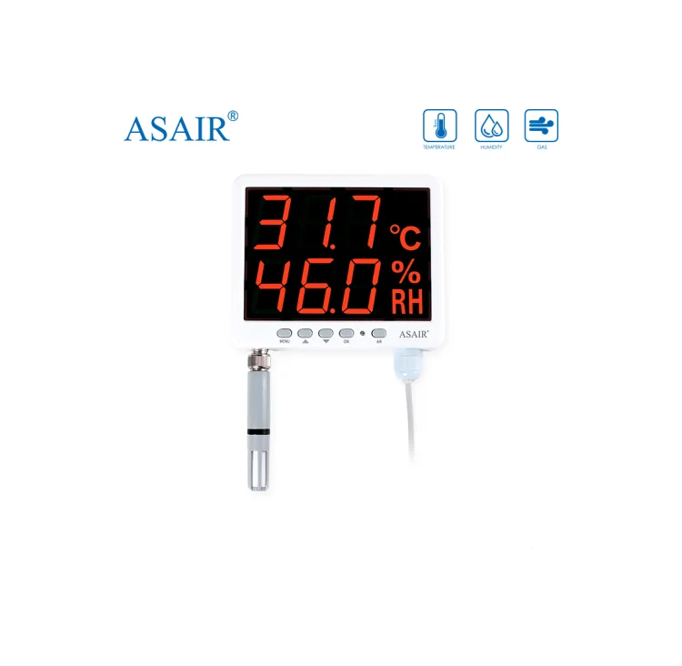 High-precision USB temperature sensor with relative humidity