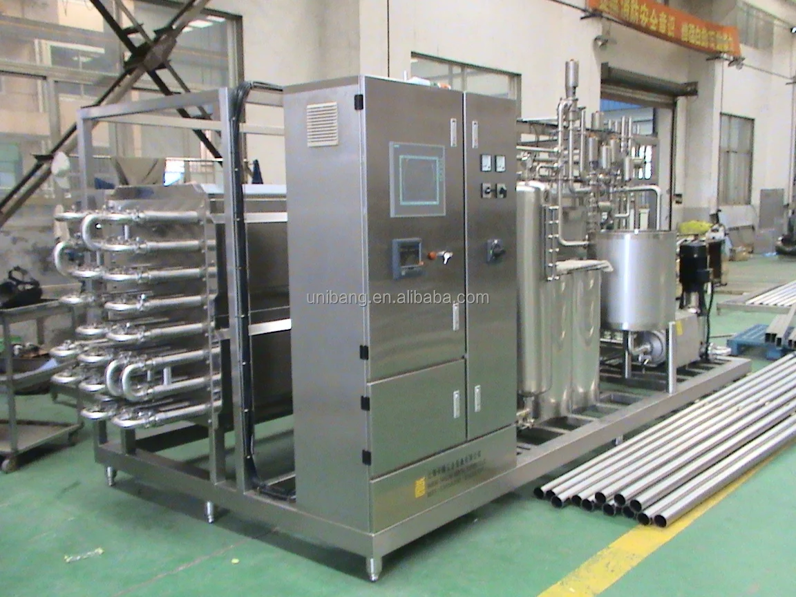 1000L Tubular  Pasteurisation Machine in Dairy Production Line Milk Processing Plant 2000L UHT Pasteurizer for Tofu Spread