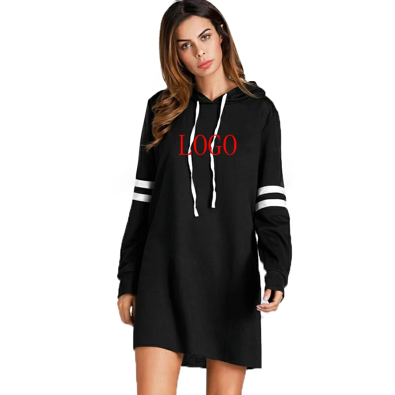 black hoodie sweater dress