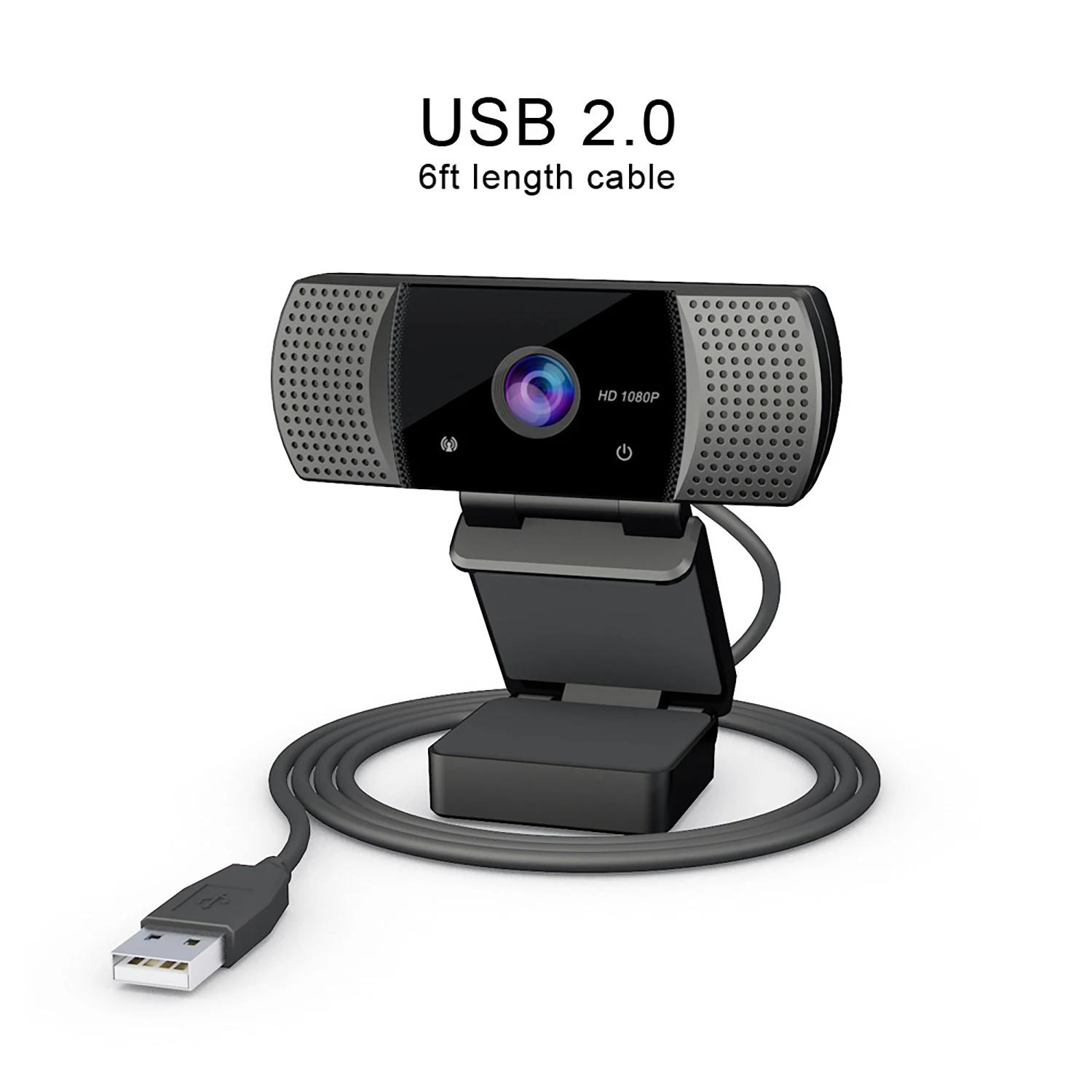 GAZ-HD01 Laptop Web Game Live Camera 1080P High-definition USB Camera for  Online Conference Live Broadcast