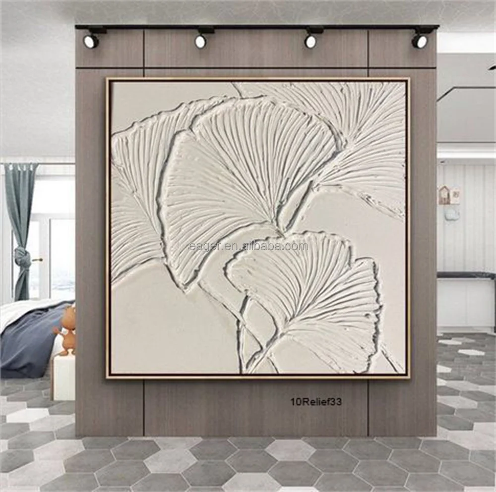 Large Canvas Wall Art Decor Abstract 3d Thick Texture Painting