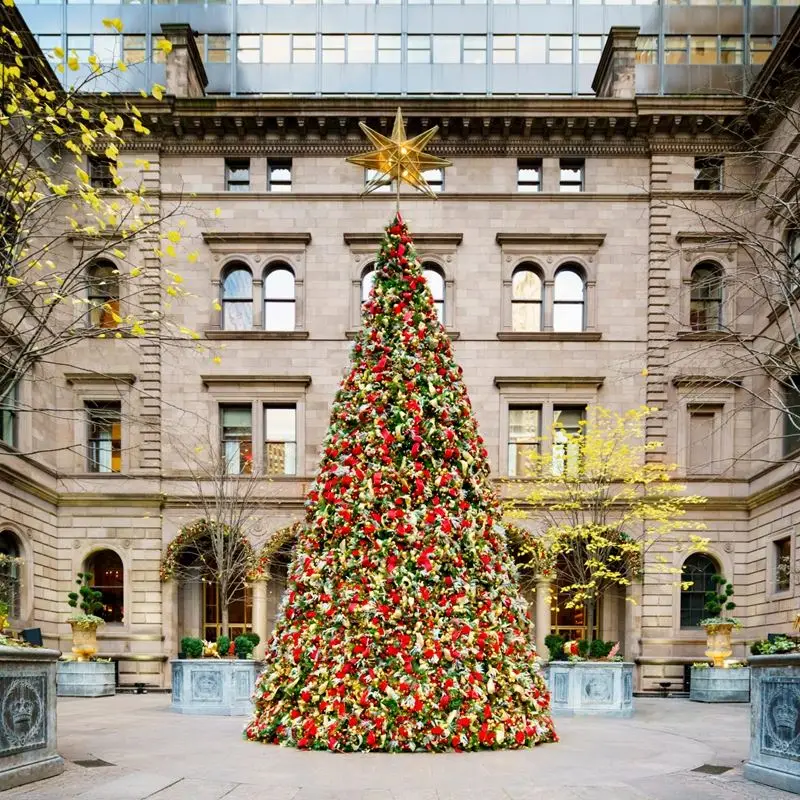 10ft Animated Led Program Motif Light 3D Giant Outdoor Christmas Tree With LED Lights Customized
