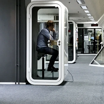 2024 Modern Silent Cabin Office Pods Quieter Workspaces Hotels Bedrooms Living Rooms Schools Hospitals Warehouses-Aluminum Steel