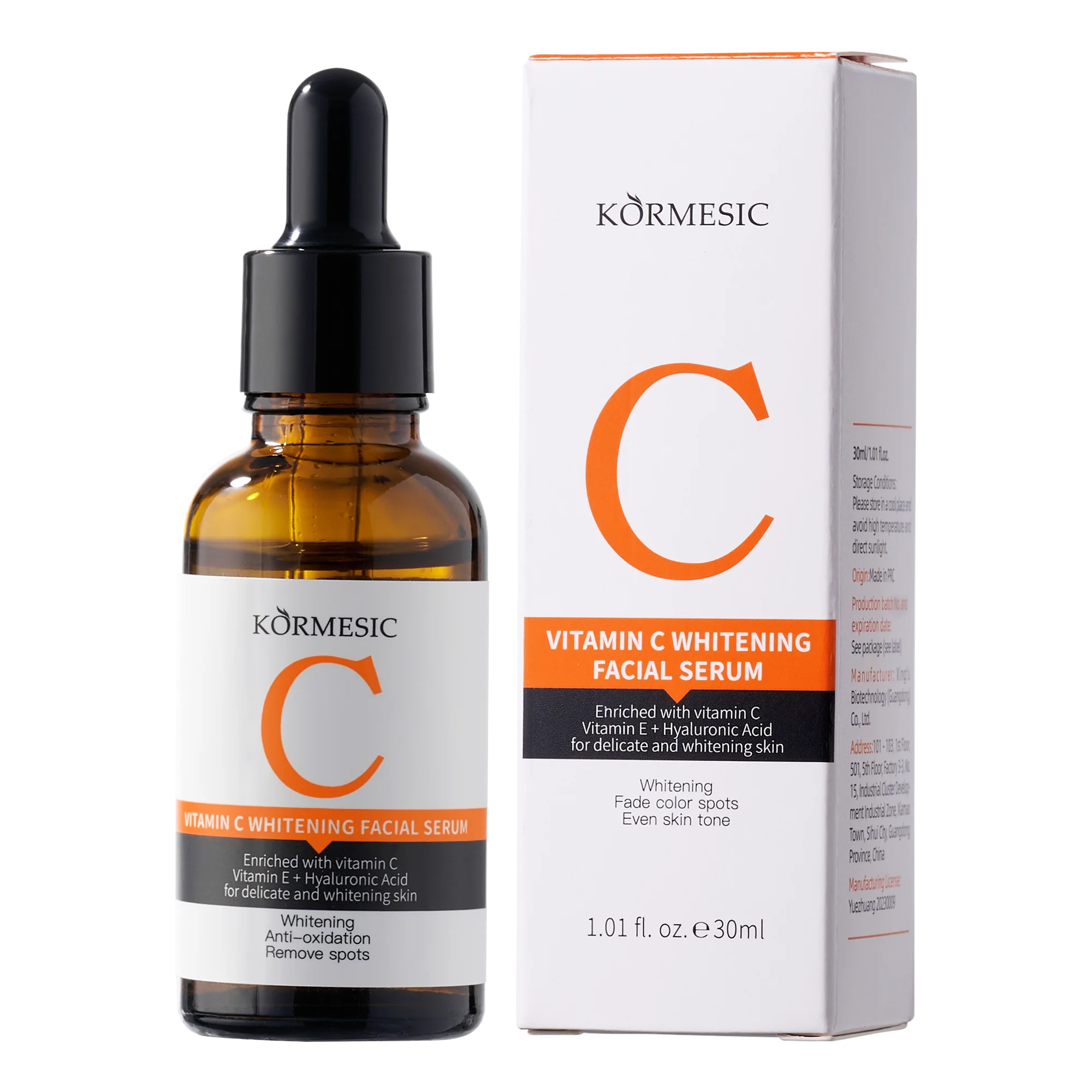 KORMESIC Korea Hyaluronic Acid Vc Face Serum - Brighten