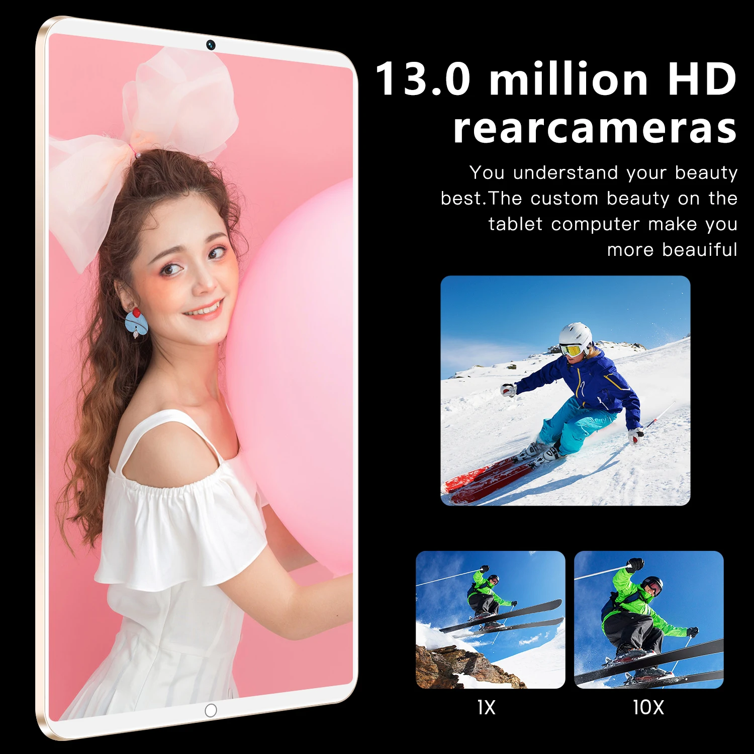 16GB+1TB Dual SIM Android Tablet 10.1 Inch Pro 14 Brand Educational Phone Call Feature