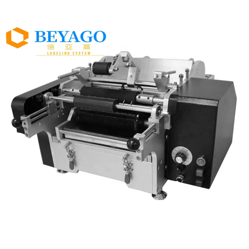 Semi Automatic Wet Glue Labeling Machine for Juice Plastic Glass Bottle Pet Cans Paper Cans