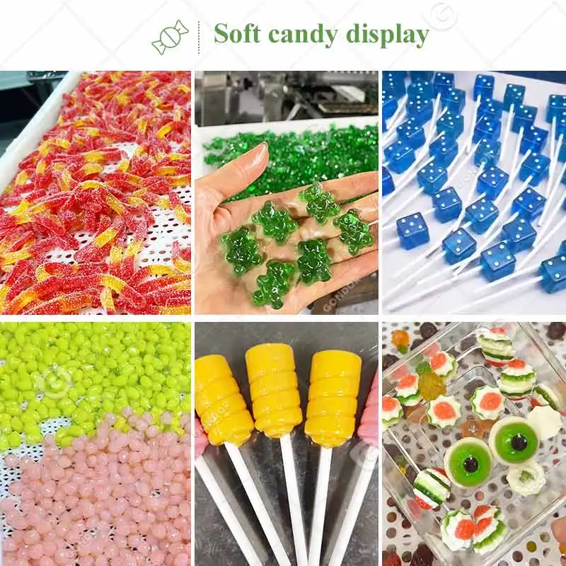 New Condition Automatic Production Line Machine for Candy Bean Moulding Jelly Milk Sugar Starch Depositing Vitamin Moulding