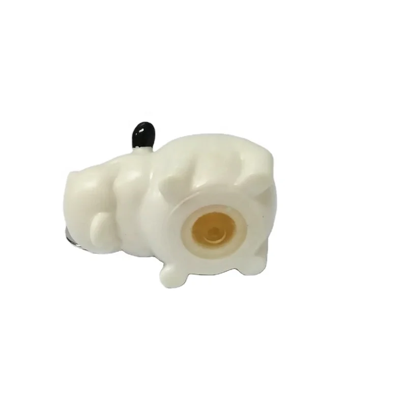 Custom 3d Poopoo Animal Plastic Keychains Squeeze Pooping Cow Soft Pvc Keychains