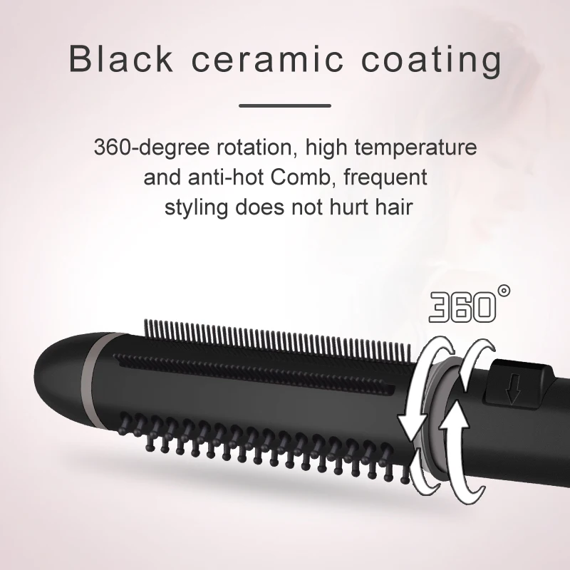 LiLiPRO Korea Technology Rotating Ionic Iron Hair Curling Roller Automatic Hair Curler
