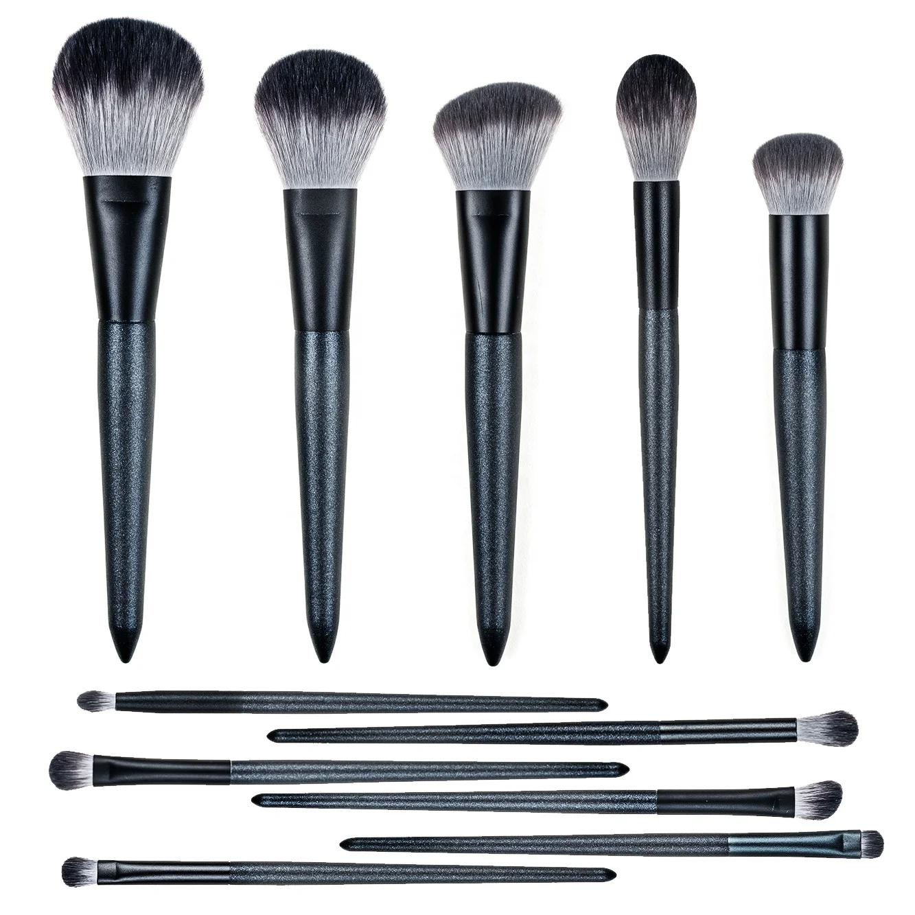 Jessup Black Professional Wholesale 11pcs Makeup Brush With Cosmetic