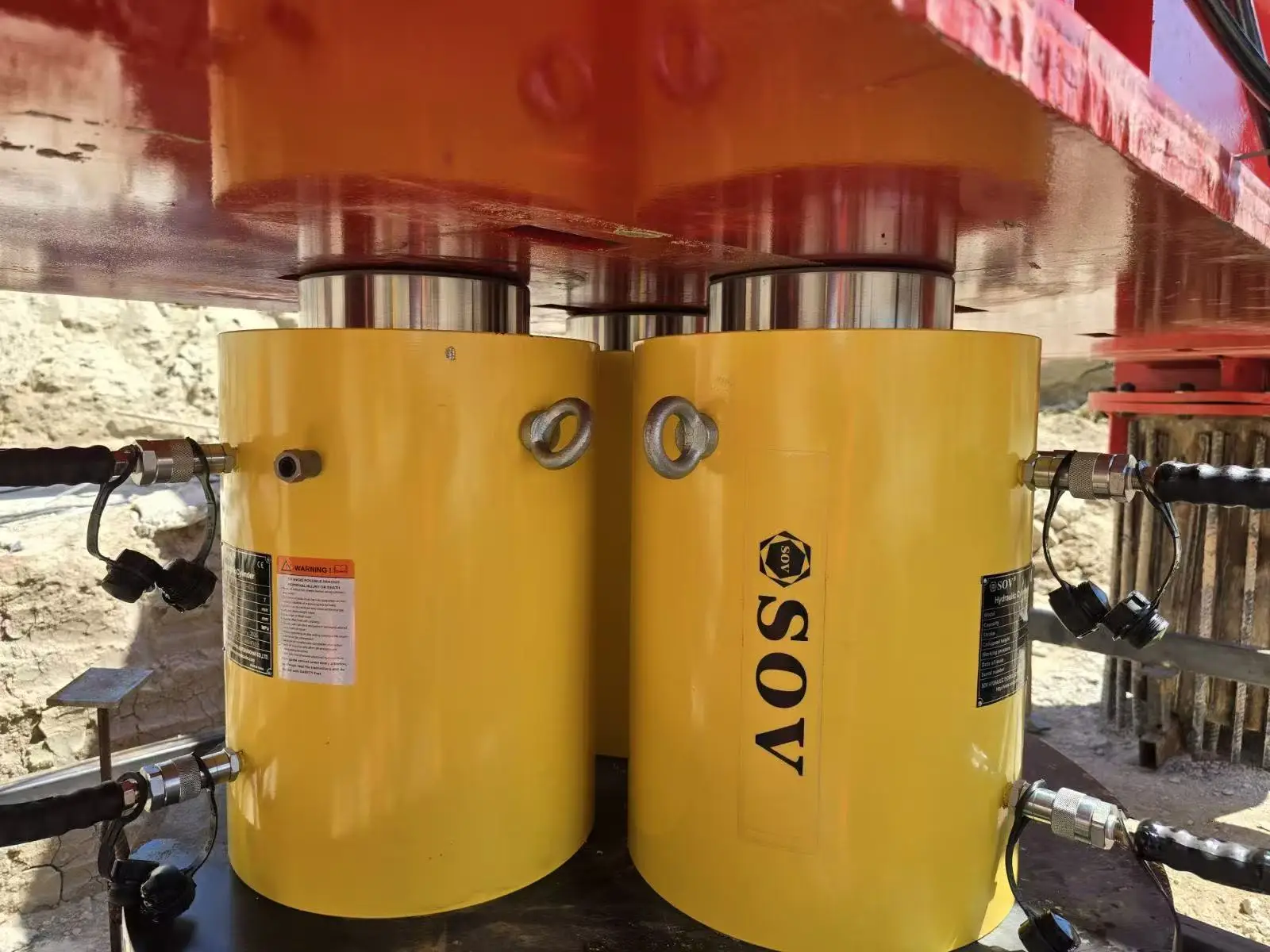 Factory Price Double Acting Hydraulic Piston Cylinder with Engine 50 Ton Capacity 50mm Stroke Steel Construction 1 Year Warranty
