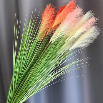 professional manufacture 5 head big reed feathers no .2 flowers decoration artificial feathers