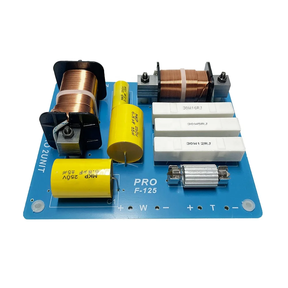 Crossover 3 Vie Per Altoparlanti - 2 Pezzi, Con Protezione Sovracorrente - Per Sistemi Audio Professionali