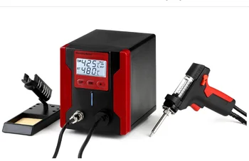 Station De Dessoudage ZD-8915 Sans Plomb – écran LCD, 220V, Prise UE, Grise