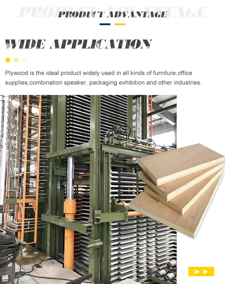 Multi daylight plywood hot press machine factory directly