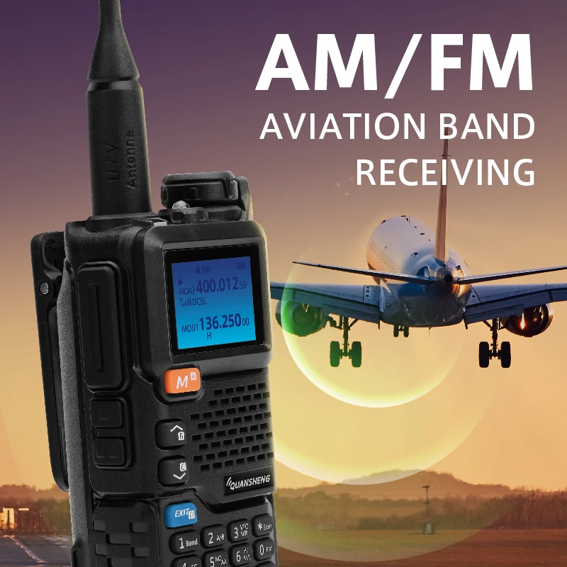Quansheng Uv5r Plus Dual Band Walkie Talkie Ham Radio 5W UHF VHF Two Way Radio