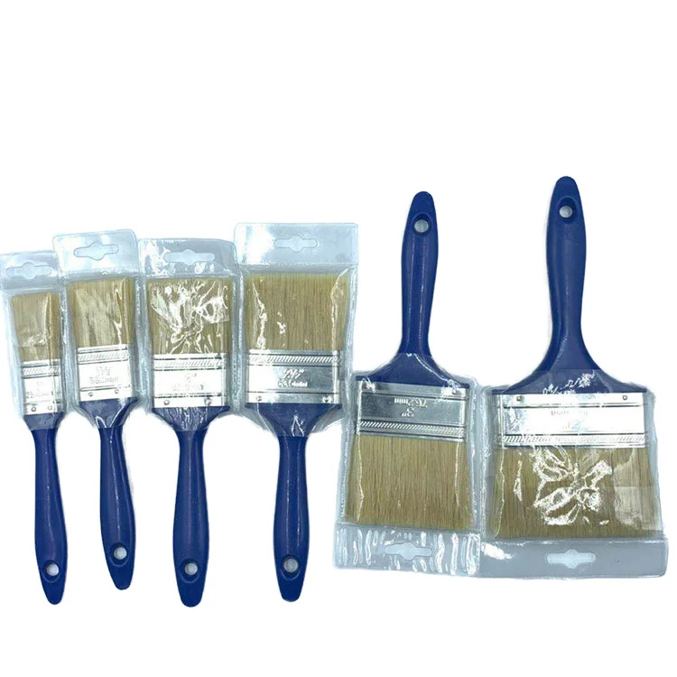 Высококачественная пластиковая щетина для краски с деревянной ручкой